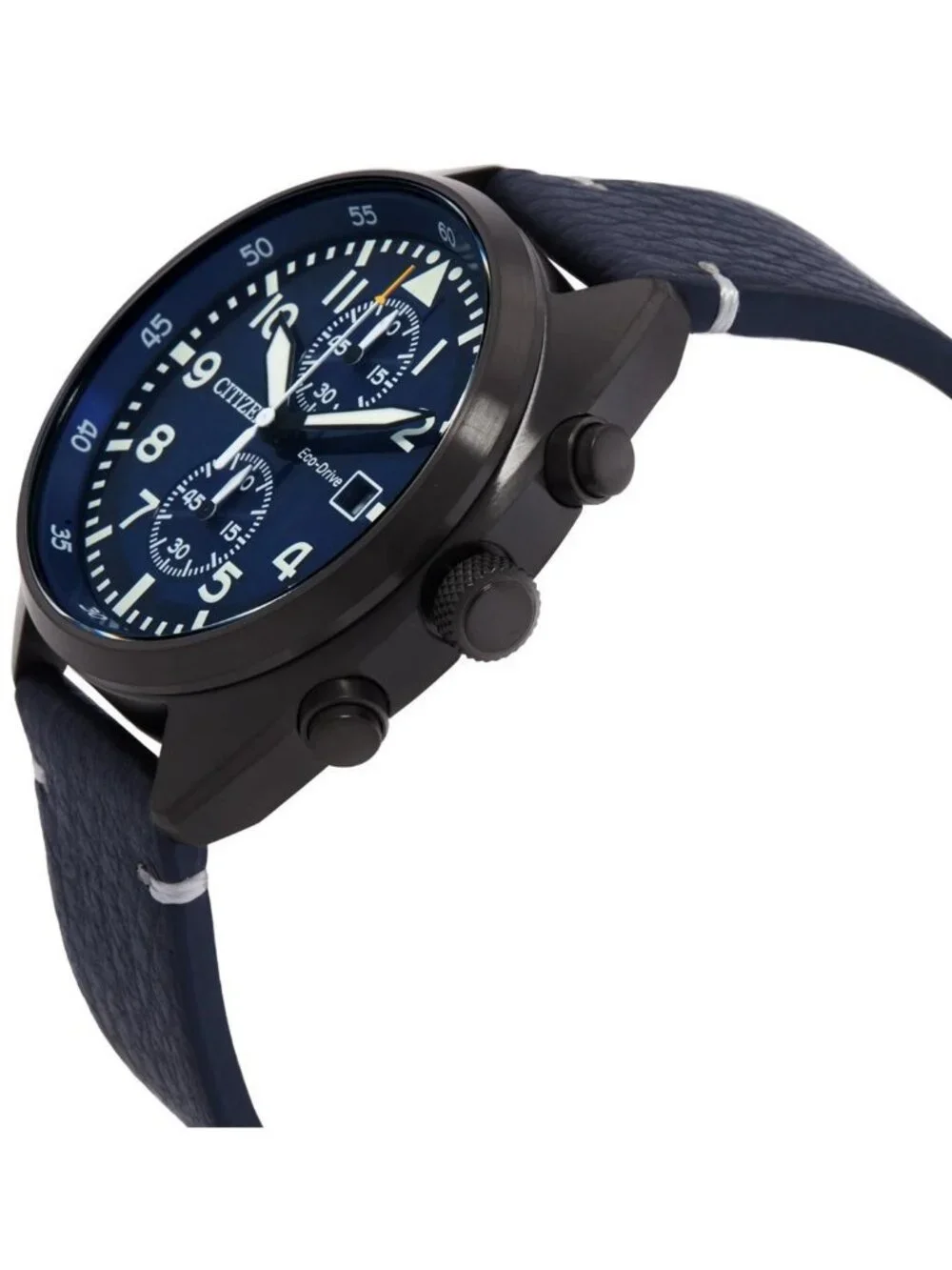 NWT Citizen Chronograph Eco-Drive Blue Dial Men's Watch